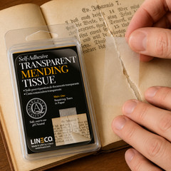 Document Repair Tape 0.5 In x 12 Ft Translucent Acid-Free Archival Roll