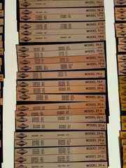Lot Of 150 Briggs & Stratton Engine Microfiche Cards Dealer Parts Catalog Manual