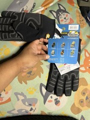 Youngstown Glove Co 03-3450-80-S Mechanics Gloves, Synthetic Leather Palm,