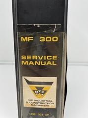 Vintage Massey Ferguson Manual MF300 Crawler Loader & Buyers Guide As Is Read