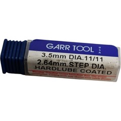 NEW Garr 3.5mm DIA 2.64mm Step Dia Hardlube Carbide Step Drill