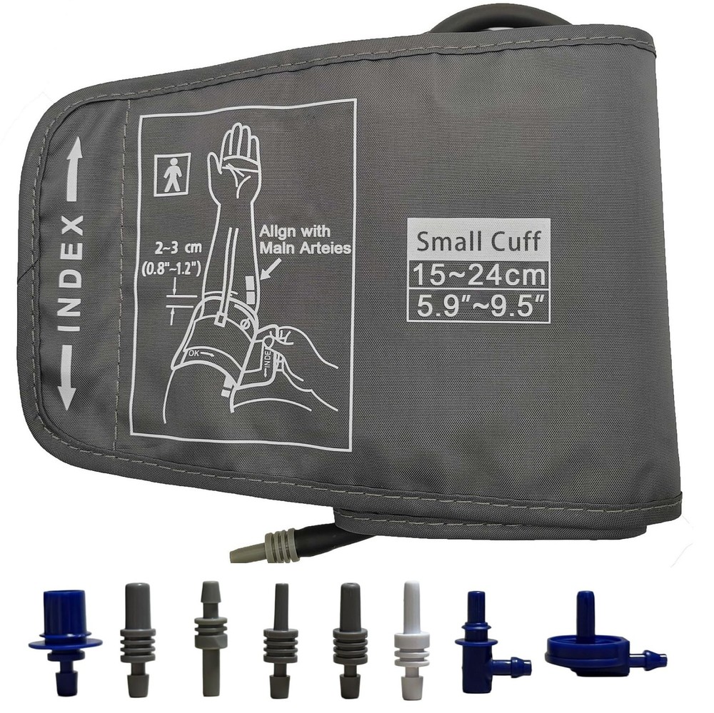 Child Small Size Cuff Compatible with Omron 5.5”-9.5” (8 Connectors)