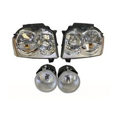 4Pcs Fog Light with Bulb Jeep Grand Cherokee 05-07 Laredo Ltd Overland 901-0558