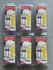 Lot If 6 Arlington Industries GB5-1 Zinc Grounding Bridge With Cover