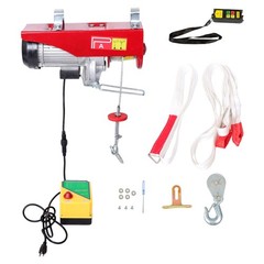 2200 LBS 1600W Electric Steel Wire Winch with 328ft Wireless Remote Control