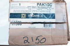 Square D PAK-55C “Servicepak” R.V Power Outlet