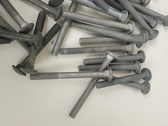 3/8″ Galvanized Carriage Bolts Various Lengths Bulk Lot 6+ Pounds