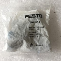 1Bag/10pcs New Festo QSML-M5-6 153335 Push-In Fitting Free Ship #US