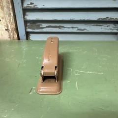 Vintage Swingline Cub #77 Stapler Light Brown, Long Island City 1, New York USA