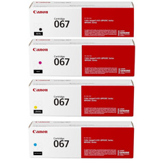 Genuine Canon 067 Toner Cartridge Set C/M/Y/K – Original OEM Laser Printer