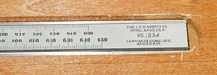 Starrett 123M 600mm Master Caliper – .02mm Vernier Scale