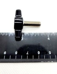 1/4-20 Thumb Screw T Bolts with Black Butterfly Plastic Tee Wing Knob Stainless