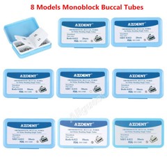 AZDENT Dental Orthodontic Buccal Tube 1st 2nd Molar Tube Roth MBT 022/018 MIM