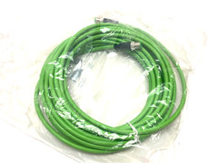 Beckhoff ZK1090-6161-0100 Double Ended EtherCAT Power Cable M12 4-Pin 10m 053772
