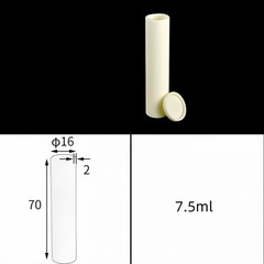99% Al2O3 Cylindrical Alumina Crucible With Covered – 0.4-7000ml Various Sizes