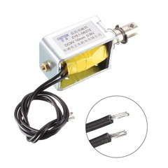 DC Push Pull Type Solenoid Electromagnet DC9V 0.8N 10mm Linear Motion