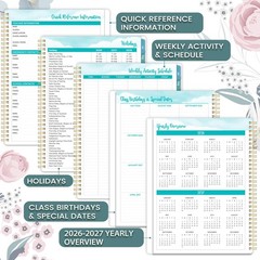 Teacher Planner 2026-2027 – 2026-2027 Weekly & Monthly Lesson Plan Book with …