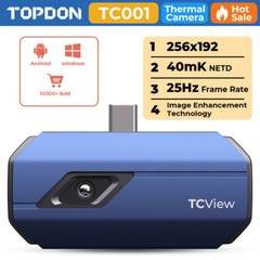 TOPDON TC001 Thermal Imaging Camera High IR 256*192 Accuracy Resolution Portable