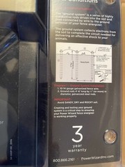 Power Wizard PW500 110V Plug-In Electric Fence Charger (Sealed/Unused)