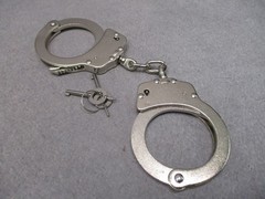 Fox Tactical 39-32 Professional Double-Lock Handcuffs Nickel Steel w/ 2 Keys