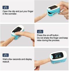 Contec Finger Pulse Oximeter SPO2 Meter Blood Oxygen PR O2 Patient Monitor FDA