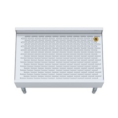 AmGood 36 in. x 22 in. Stainless Steel Underbar Drainboard