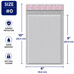 Poly Bubble Mailers Shipping Envelopes Bags #000 #00 #0 #1 #2 #3 #4 #5 #6 #7