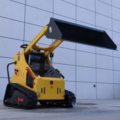 Mini Skid Steer Loader15 hp Hydraulic System Electric Start B&S ENGINE heat sink
