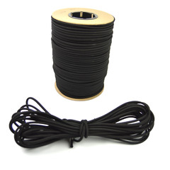 3/16″ Black Bungee Cord Marine Grade Heavy Duty Shock Rope Tie Down Stretch Band