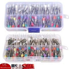 200-2000PCS Dental Nylon Polishing Flat Latch Polisher Prophy Brush Disposable Y