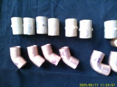 NOS Mixed Copper & Brass Plumbing Fittings Lot 66 pcs–Elbows etc. SEE PICTURES