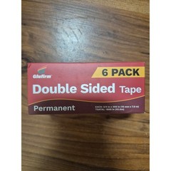 Amazon Double Sided Tape Light Duty, 3/4 x 300 inches, 6 Pack Permanent Tape b35