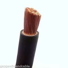 1/0 Gauge AWG Copper Battery Cable Marine, Car, Truck, RV, Solar Custom Made