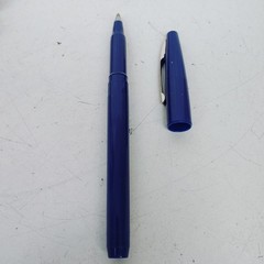 Deformed Box-Pentel R100-C 12-Ct Blue Rolling Writer Roller Ball Pen