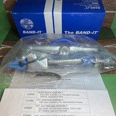BAND-IT Band Clamp Tool: 0.1875 in Min. Strapping Wd, 0.75 in Max. Strapping Wd