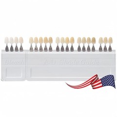 1/2 Set For VITA Classical Dental Shade Guide with Bleached Shades Clip New