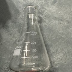 Set Of 7 Narrow Mouth Glass Erlenmeyer Flasks, 50/100/150/200/250/300/ 500 ml