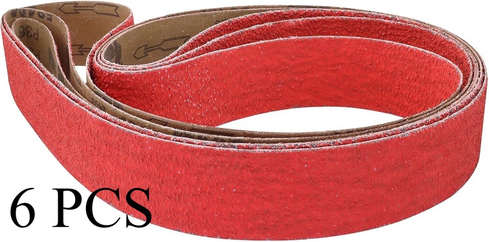 2×42 Inch Ceramic Sanding Belts 36 Grit High-Performance Sander Sharpening Belt