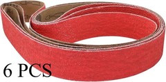 2×42 Inch Ceramic Sanding Belts 36 Grit High-Performance Sander Sharpening Belt