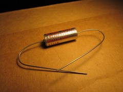 .022uF 10% 400V Sprague M83421-01-5114R Metallized Polycarbonate Axial Capacitor
