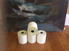 2 Ply Carbonless Receipt Rolls 3″ x 90′ 2-Ply White/Canary – 10 Rolls