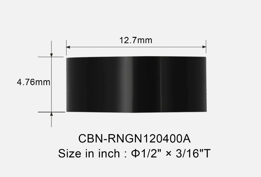 2pcs RNGN120400A CBN Insert | 1/2″ 12.7mm Round Hardened Steel，Cast Iron Turning