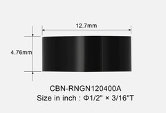 2pcs RNGN120400A CBN Insert | 1/2″ 12.7mm Round Hardened Steel，Cast Iron Turning