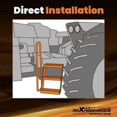 Left Stair Step Kit For John Deere 2WD Tractor 3010 3020 4000 4010 4020