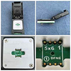 XGecu QFN8 WSON8 DFN8 5X6 or 6X8 IC Socket universal adapter for T48 T56 TL866II