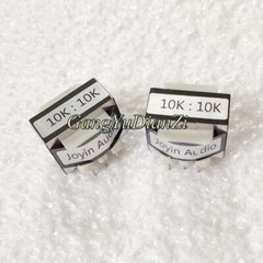 2PC R310K:10K Permalloy Audio Transformer Input Signal Isolation 20Hz-80KHz