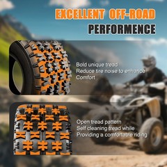 18×10-8 ATV UTV Tires All Terrain for Lawn Mower Off Road 4PR Tubeless