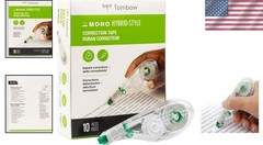 10-Pack Tombow Hybrid Correction Tape – Retractable and Break-Proof for Adults