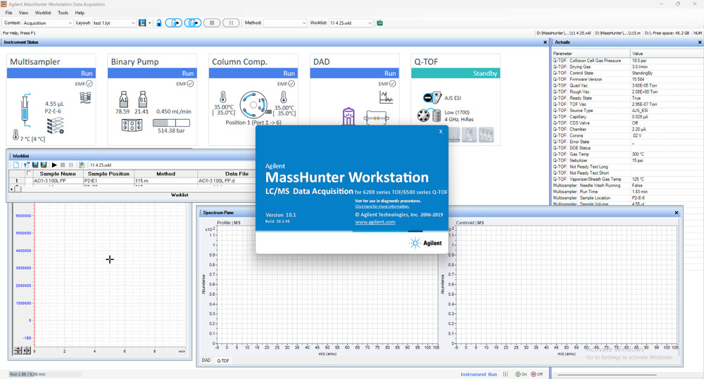 Agilent Masshunter 10.0 6400 Series TQ & 6500 series QTOF Software FULL BUNDLE