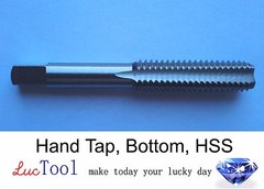 1 1/2-12 UNF Hand Tap Bottoming GH4 Limit 4 Flute HSS Bottom Chamfer Bright